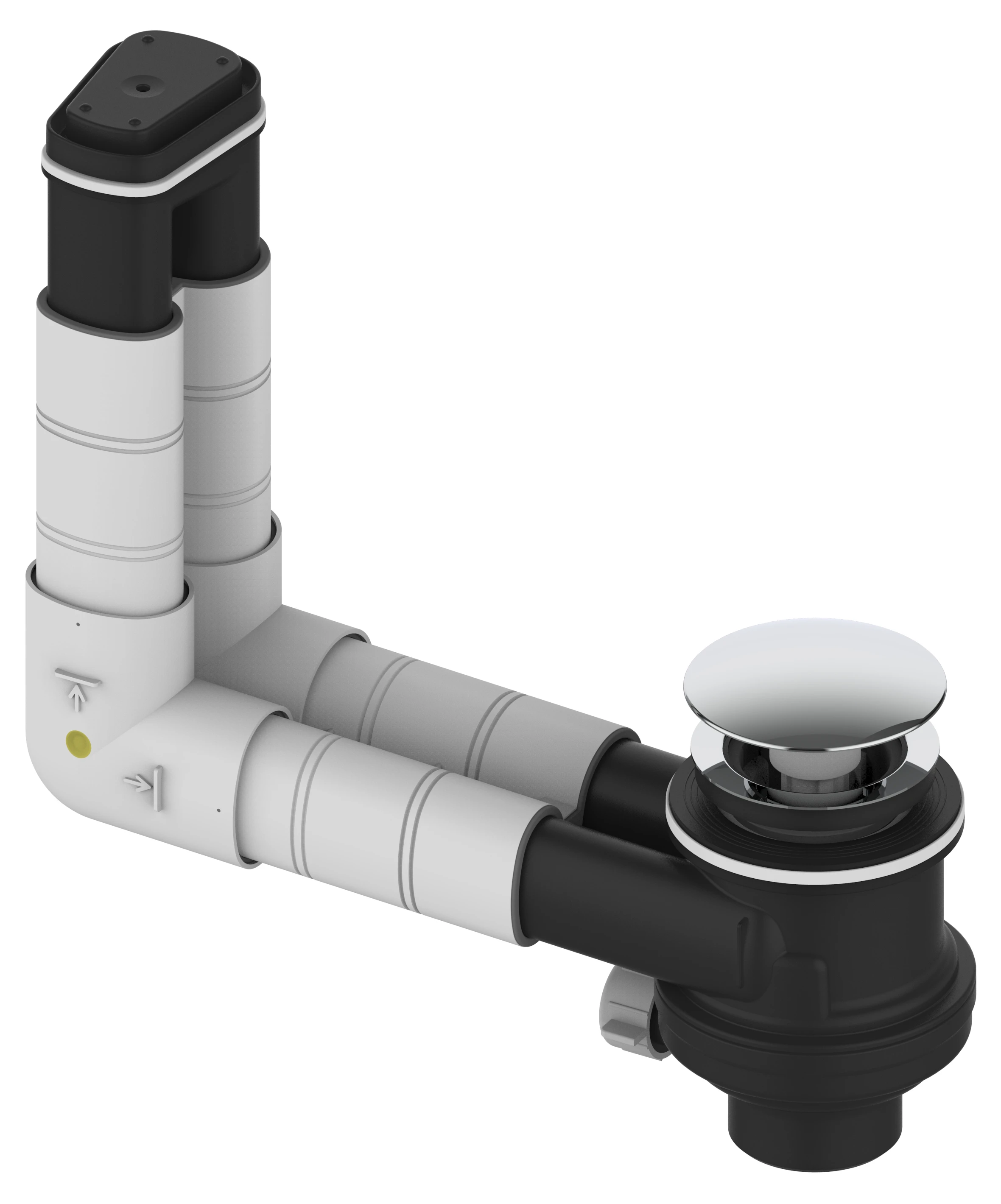 KEUCO Ab- und Überlaufgarnitur G 1 ¼, Push Open verchromt KEUCO Ab- und Überlaufgarnitur G 1 ¼, Push Open verchromt