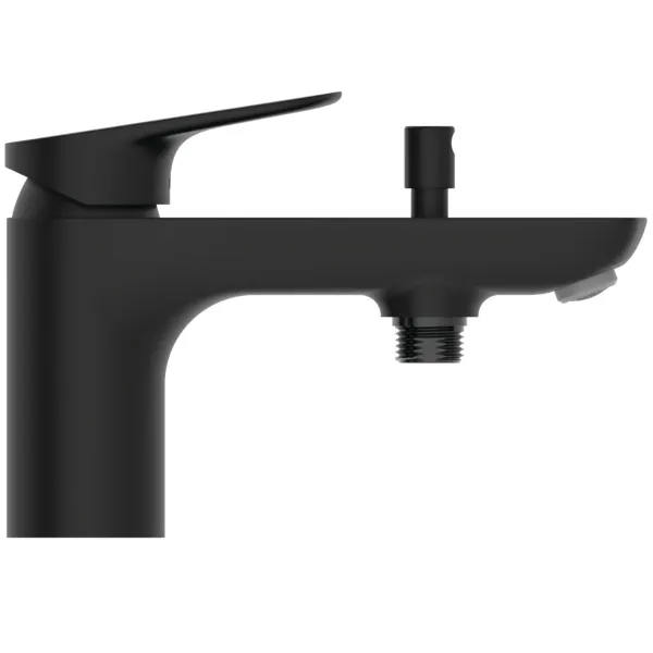 Ideal Standard Badearmatur Ceralife O, Einhebel-Badearmatur DN 15, Silk Black