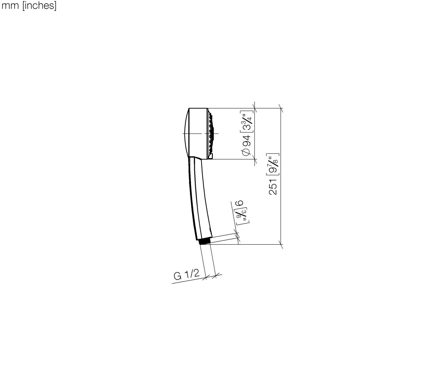 Handbrause MADISON Chrom 28002978