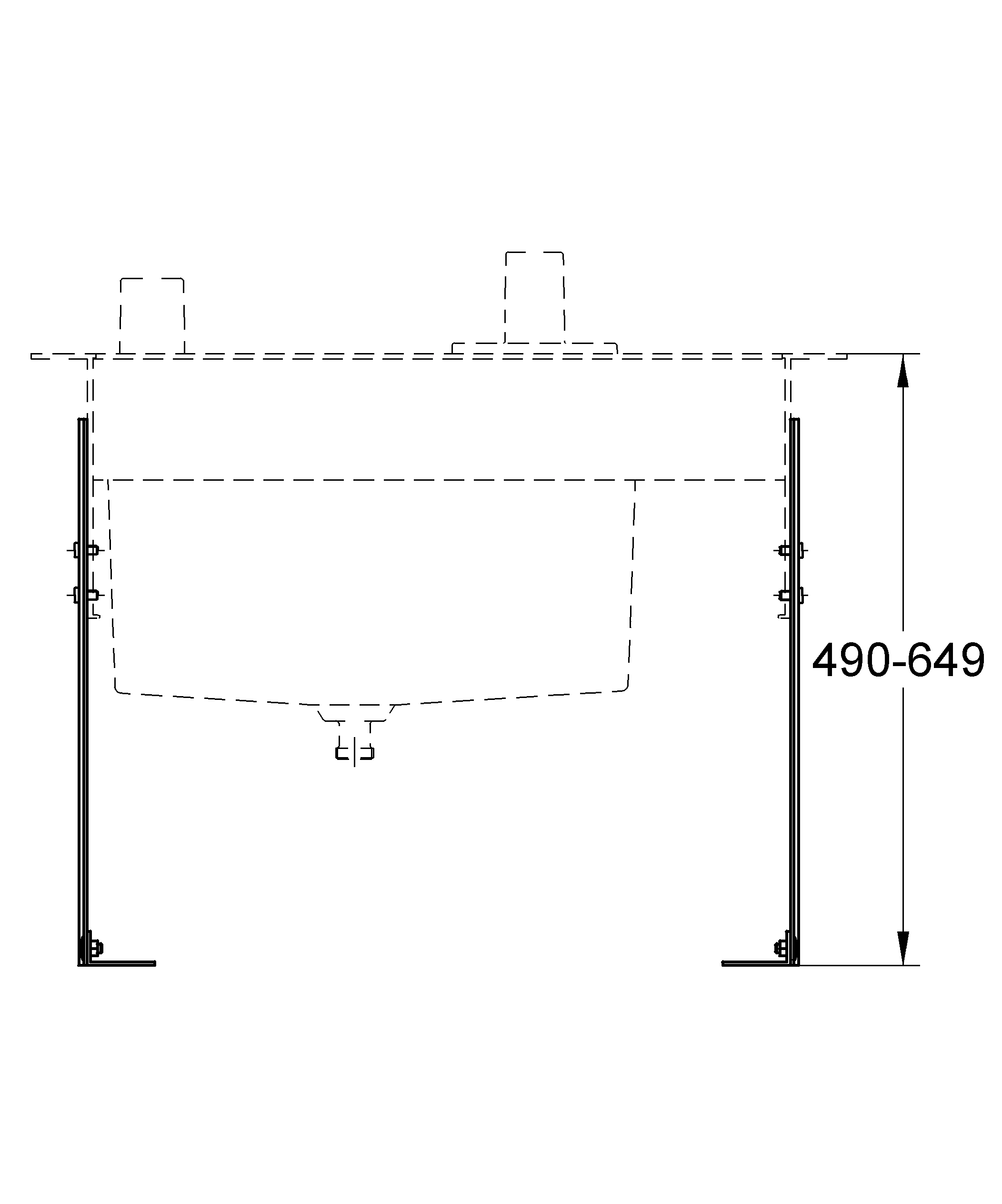 Standbein 45388, 2 Stück