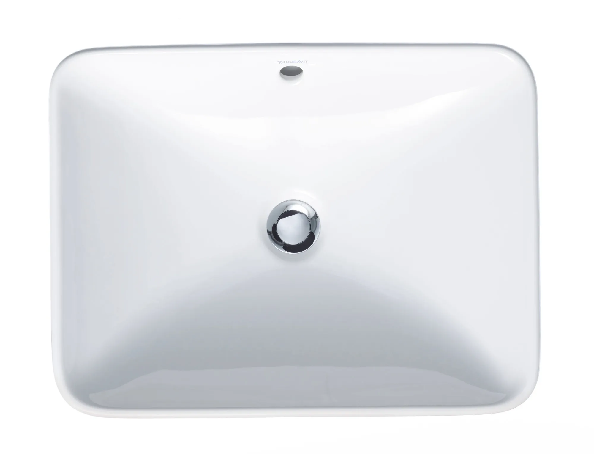 Aufsatzbecken Bacino 550 mm rechteckig, mit ÜL, ohne HLB, weiß Aufsatzbecken Bacino 550 mm rechteckig, mit ÜL, ohne HLB, weiß