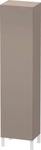 Duravit Halbhochschrank „L-Cube“ 50 × 200 × 36 cm Basalt Matt