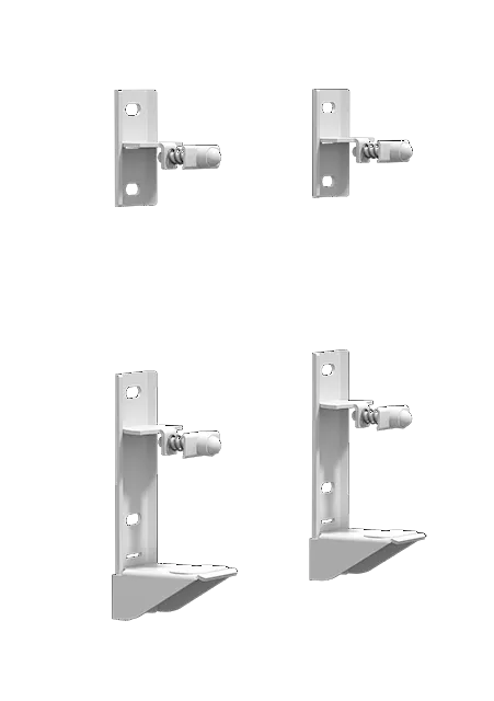 Zubehör HDC2T, für Charleston H 701 bis 3000 mm, 9 Stück, RAL 9016