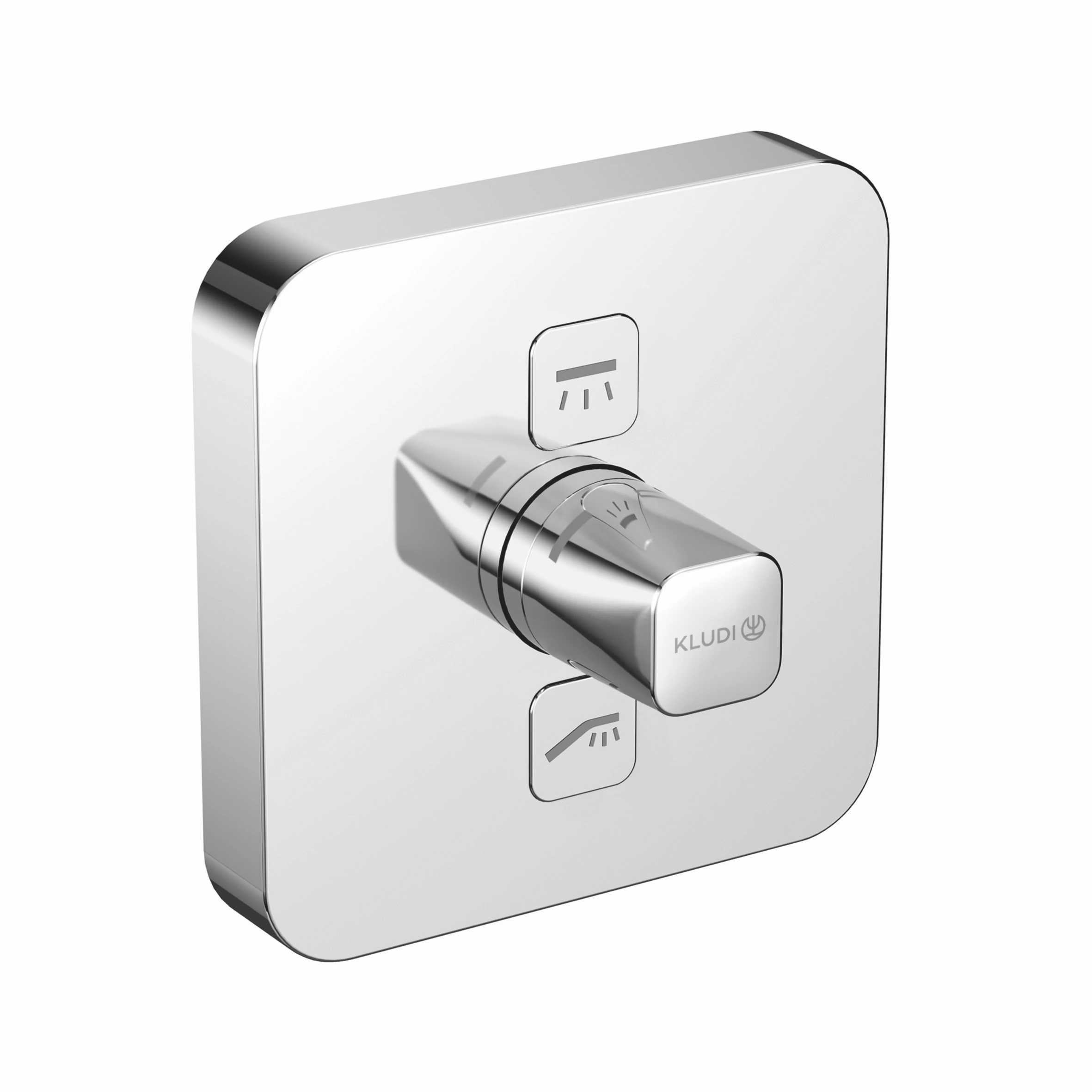 PUSH UPArm. mit Rotationskartusche Drucktaste für 2 Verb., soft edge chrom PUSH UPArm. mit Rotationskartusche Drucktaste für 2 Verb., soft edge chrom