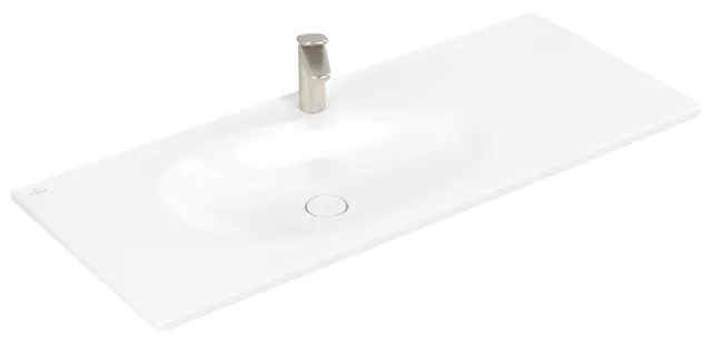 Villeroy & Boch Wandwaschtisch „Antao“ 1200 × 500 × 150 mm, für Becken links in Weiß Alpin Villeroy & Boch Wandwaschtisch „Antao“ 1200 × 500 × 150 mm, für Becken links in Weiß Alpin