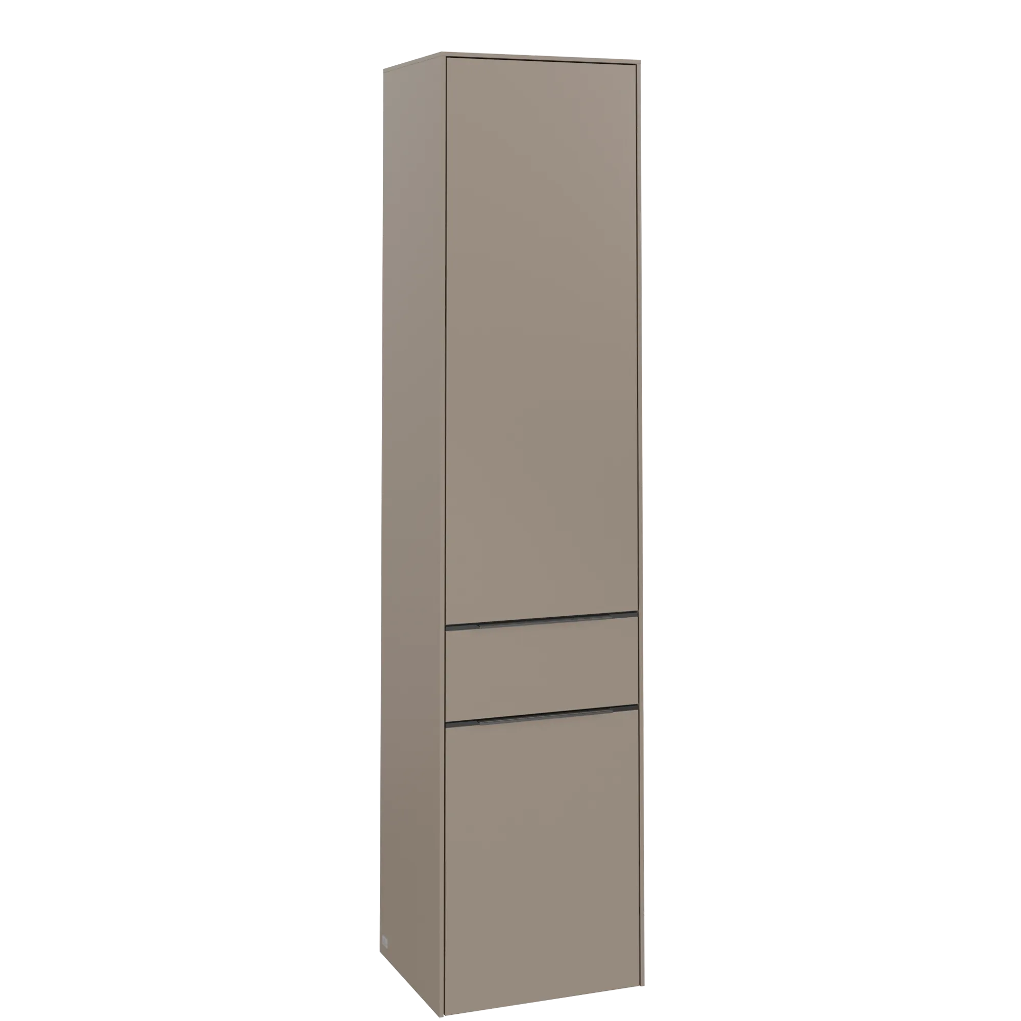 Villeroy & Boch Hochschrank mit Schublade „Subway 3.0“ 40 × 171 × 36,2 × 36,2 cm 2 Türen, 1 Auszug, 1 × fixer Fachboden, Anschlag: rechts, 3 × Glasfachboden, 2 Türen, Anschlag rechts