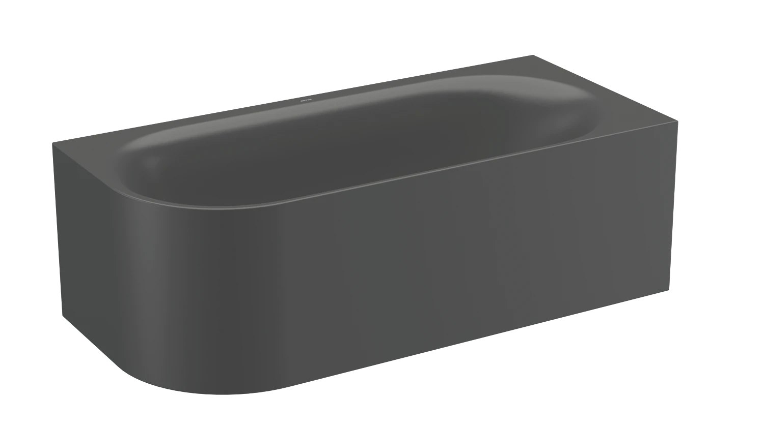 Bette oval Badewanne „BetteLux Oval V Silhouette“ 175 × 80 cm in Slate
