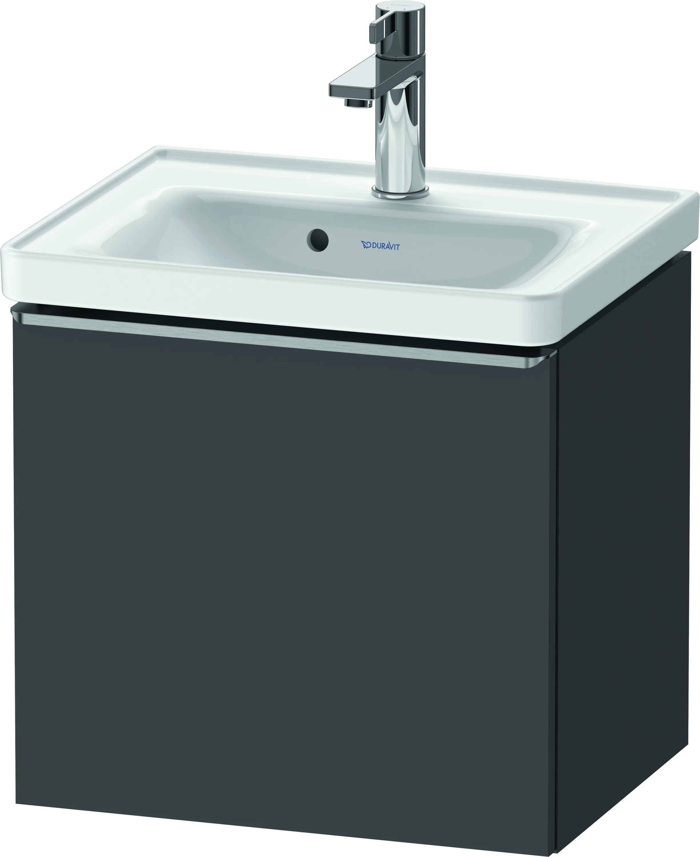 Duravit Waschtischunterschrank wandhängend „D-Neo“ 48,4 × 44 × 37,2 cm Graphit Matt