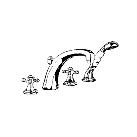 Kludi 1926 4-Loch WFB- Armatur, Badewanne-Zweigriffarmatur, chrom Kludi 1926 4-Loch WFB- Armatur, Badewanne-Zweigriffarmatur, chrom