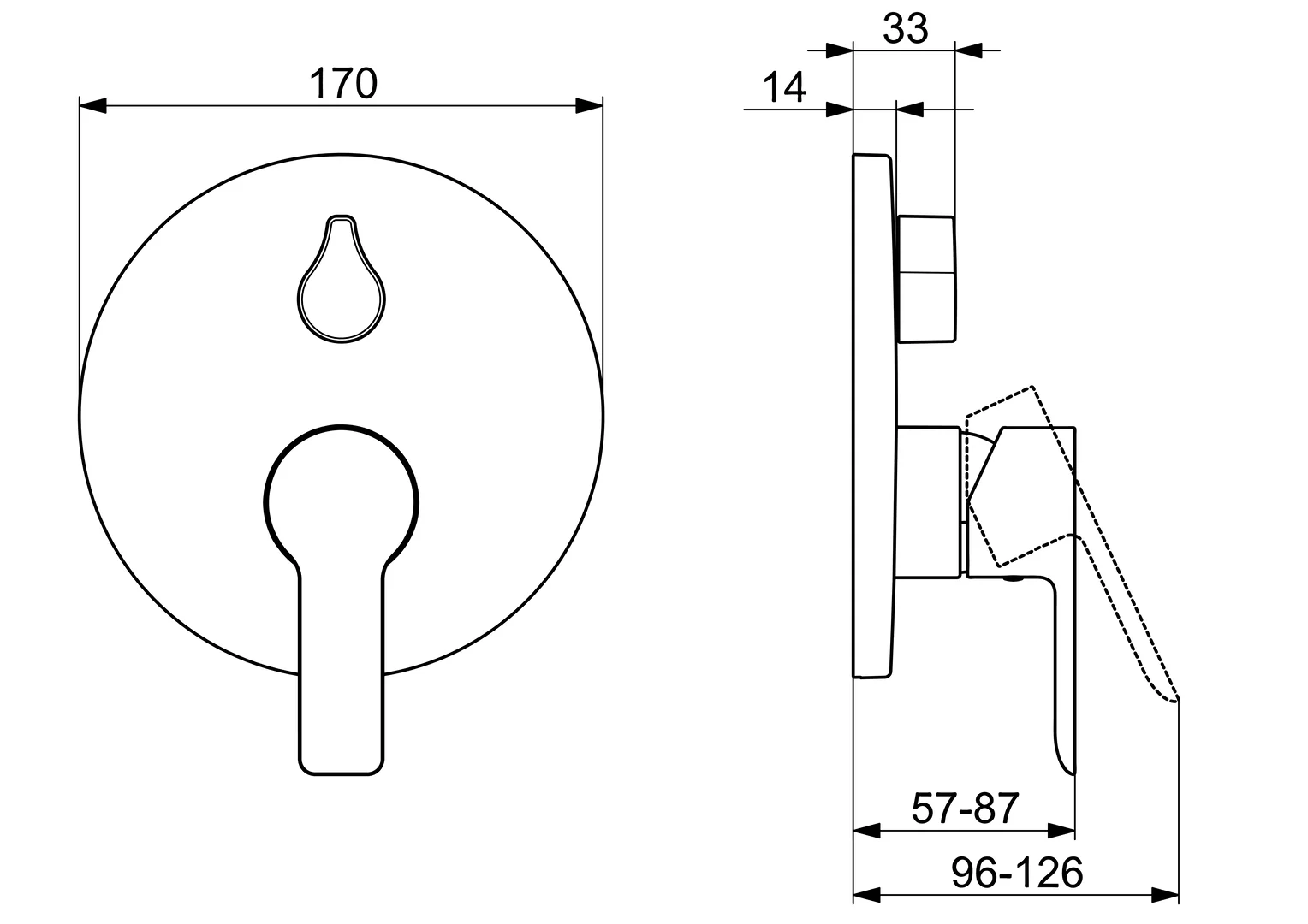 HansaLIGNA Einhebelmischer Fertigmontageset für Wanne/Brause Chrom HansaLIGNA Einhebelmischer Fertigmontageset für Wanne/Brause Chrom