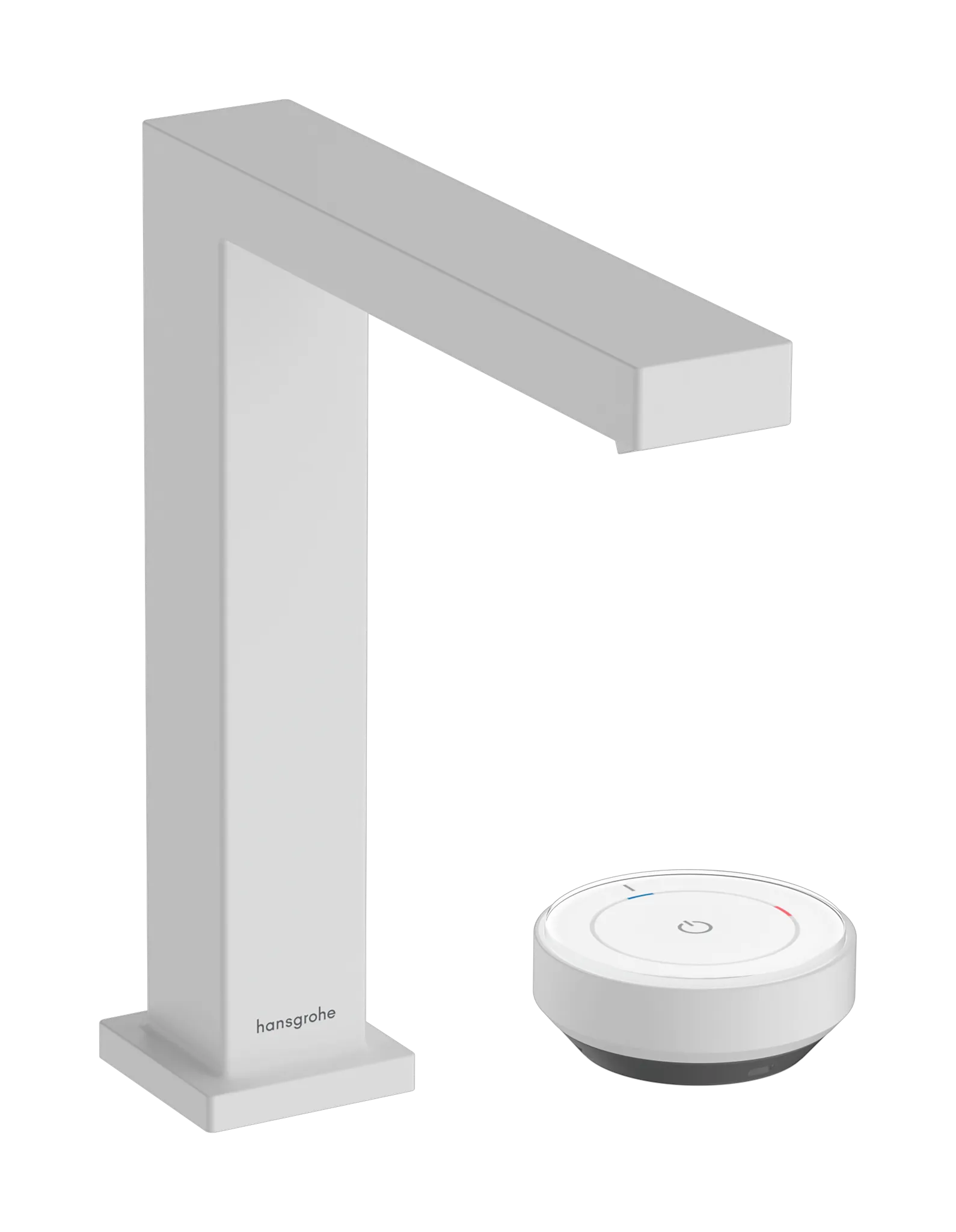 Hansgrohe Tecturis E 2-Loch Waschtischmischer 150 CoolStart EcoSmart+ mit Ablaufgarnitur, Mattweiß Hansgrohe Tecturis E 2-Loch Waschtischmischer 150 CoolStart EcoSmart+ mit Ablaufgarnitur, Mattweiß