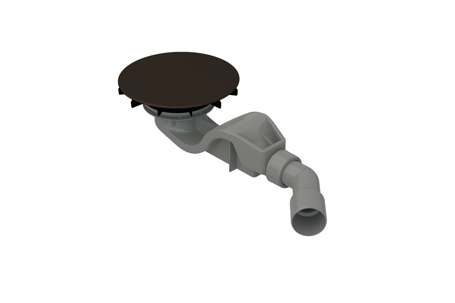 Bette Ablaufgarnitur für Duschwannen „BetteAir“ 50 Modell B525 152 mm in Coffee