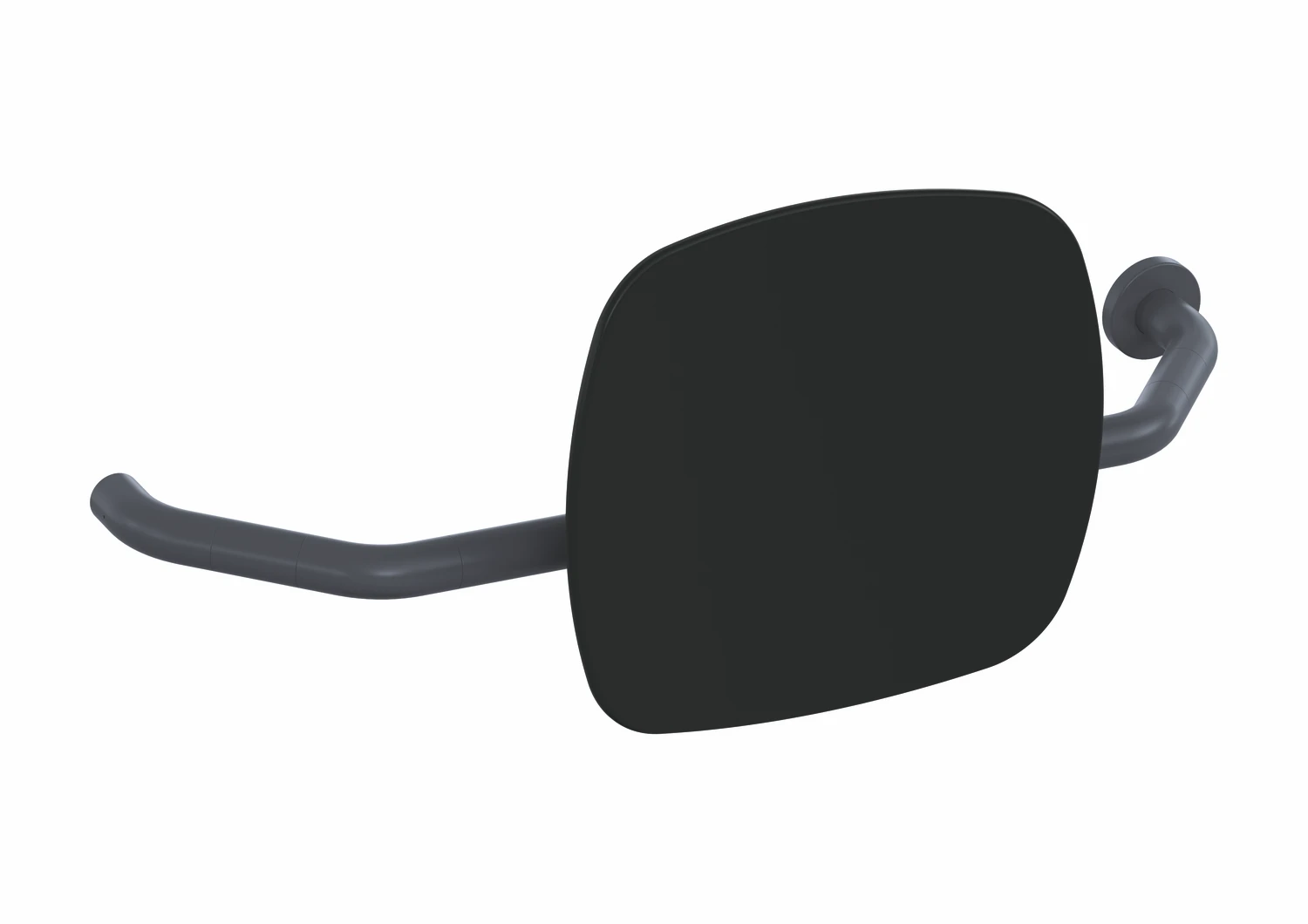 Rückenstütze Fb 90 EM, WA 230mm, re zur Befest.an Wand-/SK-Griff reinweiß