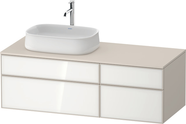 Duravit Waschtischunterschrank wandhängend „Zencha“ 130 × 44,2 × 55 cm