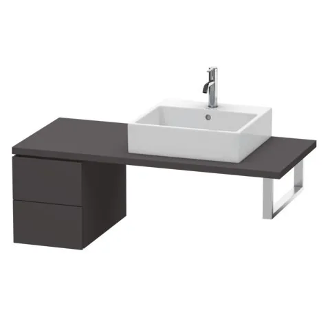 Duravit Unterschrank für Konsole „L-Cube“ 32 × 40 × 54,7 cm Graphit Supermatt