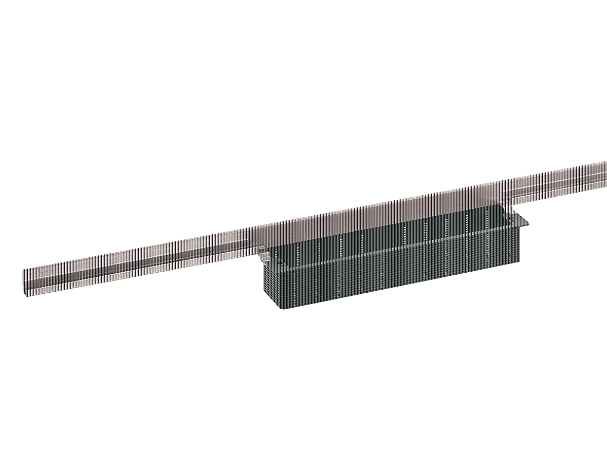 Duschrinne CeraWall Individual rotgold matt, 1000 mm