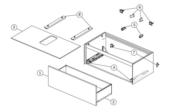Ideal Standard Waschtischunterschrank „Conca“ 100,2 × 37 × 50,5 cm Weiß matt lackiert Ideal Standard Waschtischunterschrank „Conca“ 100,2 × 37 × 50,5 cm Weiß matt lackiert