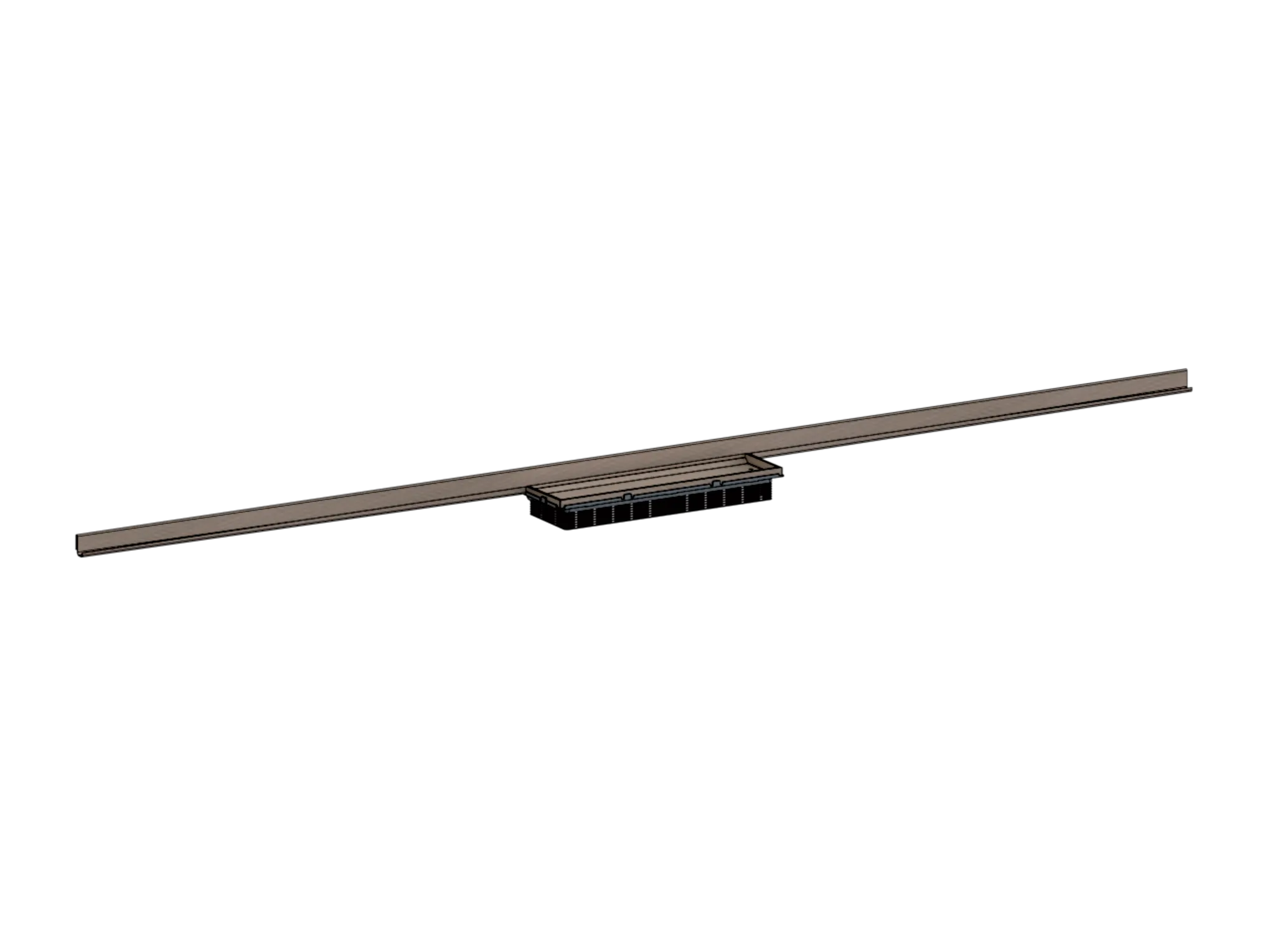 Duschrinne CeraWall Connect, rotgold matt, 800 - 1200 mm Duschrinne CeraWall Connect, rotgold matt, 800 - 1200 mm