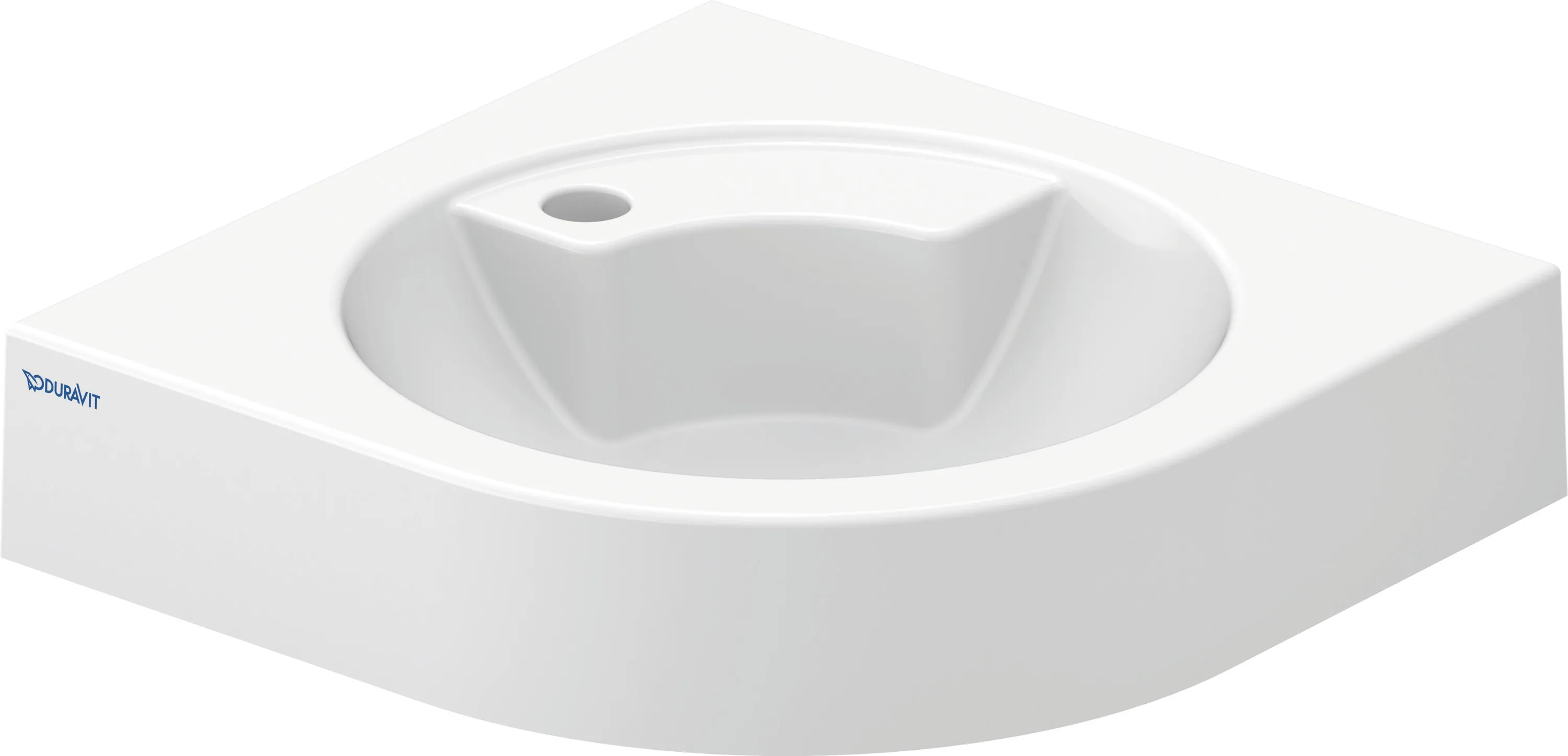 Eck-Waschtisch Architec 635 mm ohneÜL,m.HLB,HL li.,HL-Vst.re.,weiß Eck-Waschtisch Architec 635 mm ohneÜL,m.HLB,HL li.,HL-Vst.re.,weiß