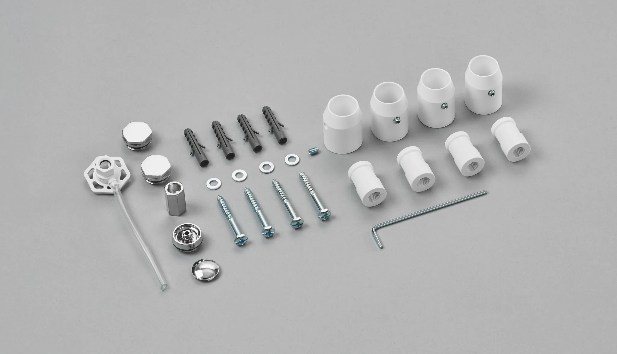 Zehnder Montageset für „Subway“ in chrom Zehnder Montageset für „Subway“ in chrom