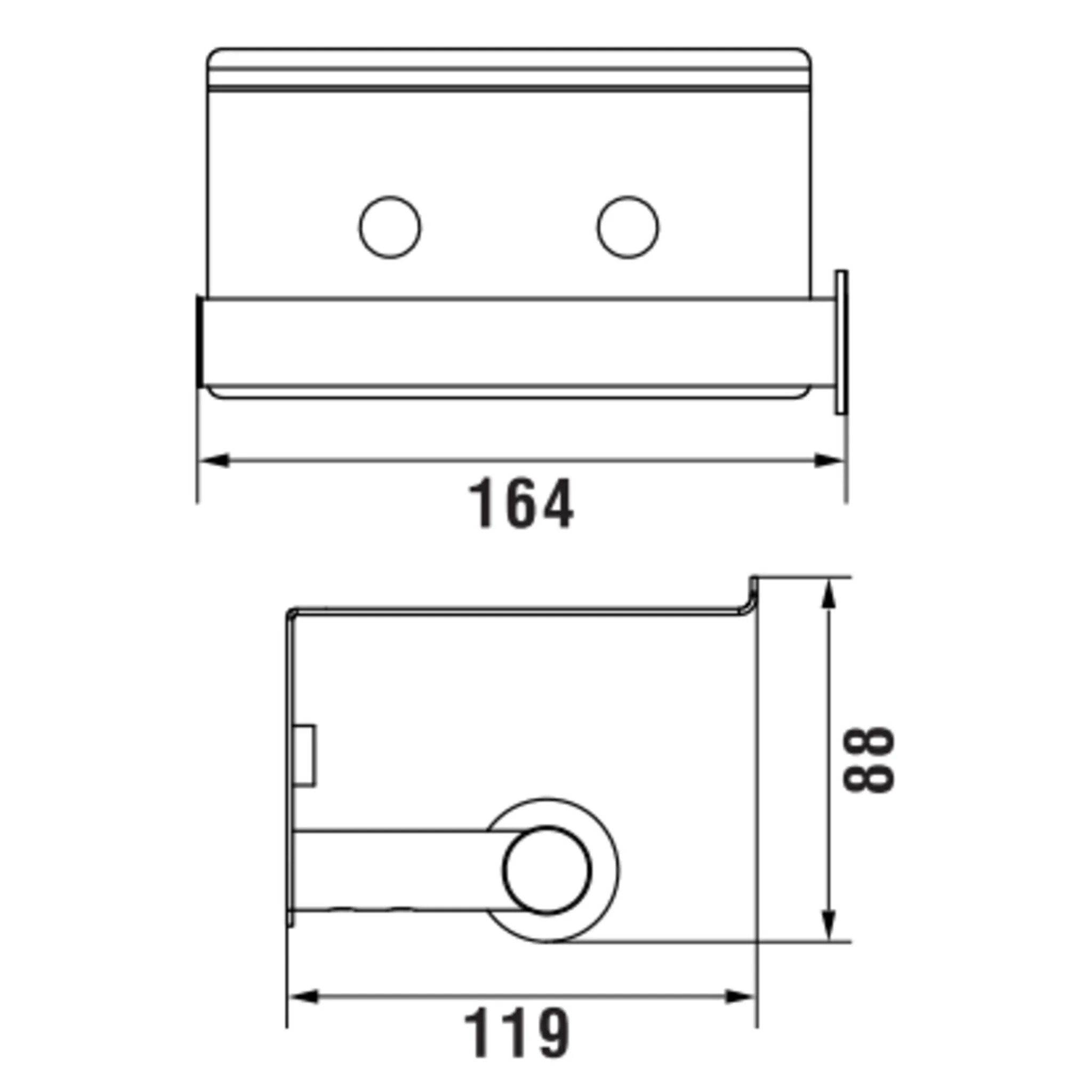Niara Toilettenpapierhalter 38406.2 mit Ablage, rosegold glänzend