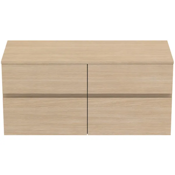 Ideal Standard Waschtischunterschrank „Finesse“ 120,2 × 55,8 × 50,5 cm Eiche weiß Ideal Standard Waschtischunterschrank „Finesse“ 120,2 × 55,8 × 50,5 cm Eiche weiß