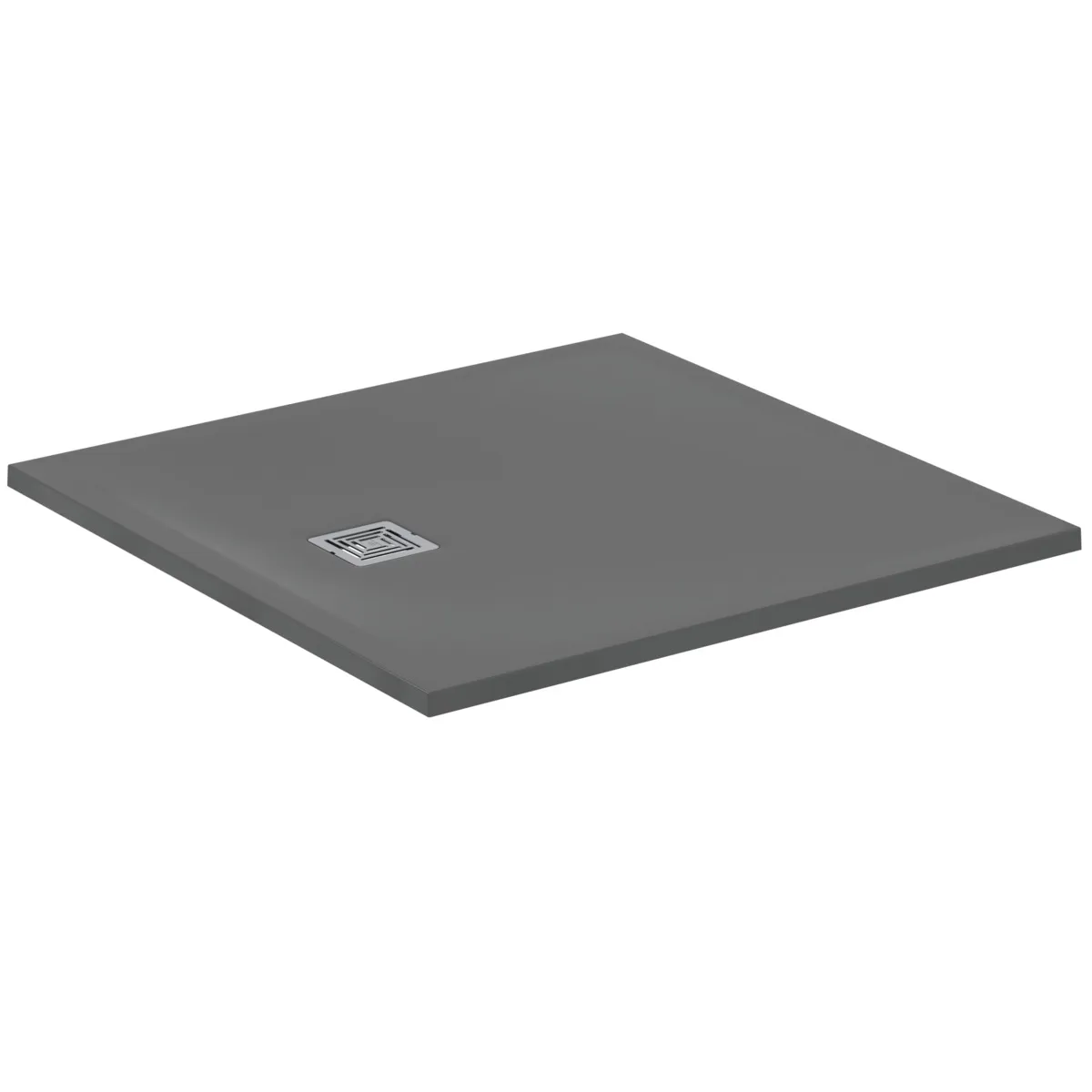 Ideal Standard Quadrat-Brausewanne Ultra Flat S +, 1000x1000 mm, 30 mm Höhe, Quarzgrau, mit Edelstahl-Ablaufabdeckung, antirutsch nach DIN EN 51097 Klasse C Ideal Standard Quadrat-Brausewanne Ultra Flat S +, 1000x1000 mm, 30 mm Höhe, Quarzgrau, mit Edelstahl-Ablaufabdeckung, antirutsch nach DIN EN 51097 Klasse C