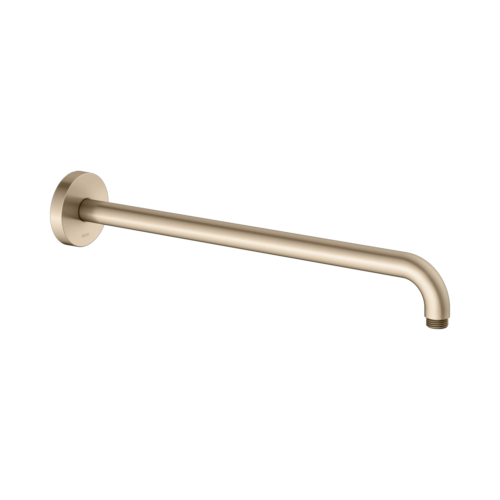 KEUCO Brausearm Wandmontage rund 450 mm Bronze gebürstet