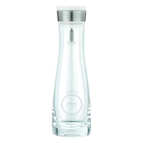 Glaskaraffe Blue 40405_1, 1 Liter mit Verschluss-Deckelset Glaskaraffe Blue 40405_1, 1 Liter mit Verschluss-Deckelset