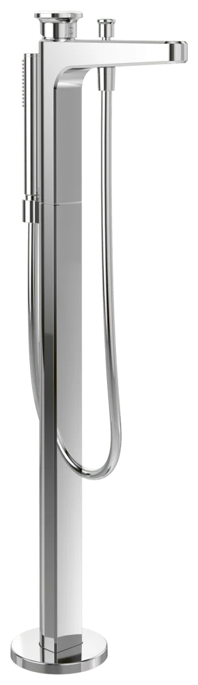 Villeroy & Boch Einhebel-Badewannenarmatur Vea, Chrom, 64x274x935mm, mit AirPlus und SmartPressure, inkl. Stabhandbrause Villeroy & Boch Einhebel-Badewannenarmatur Vea, Chrom, 64x274x935mm, mit AirPlus und SmartPressure, inkl. Stabhandbrause