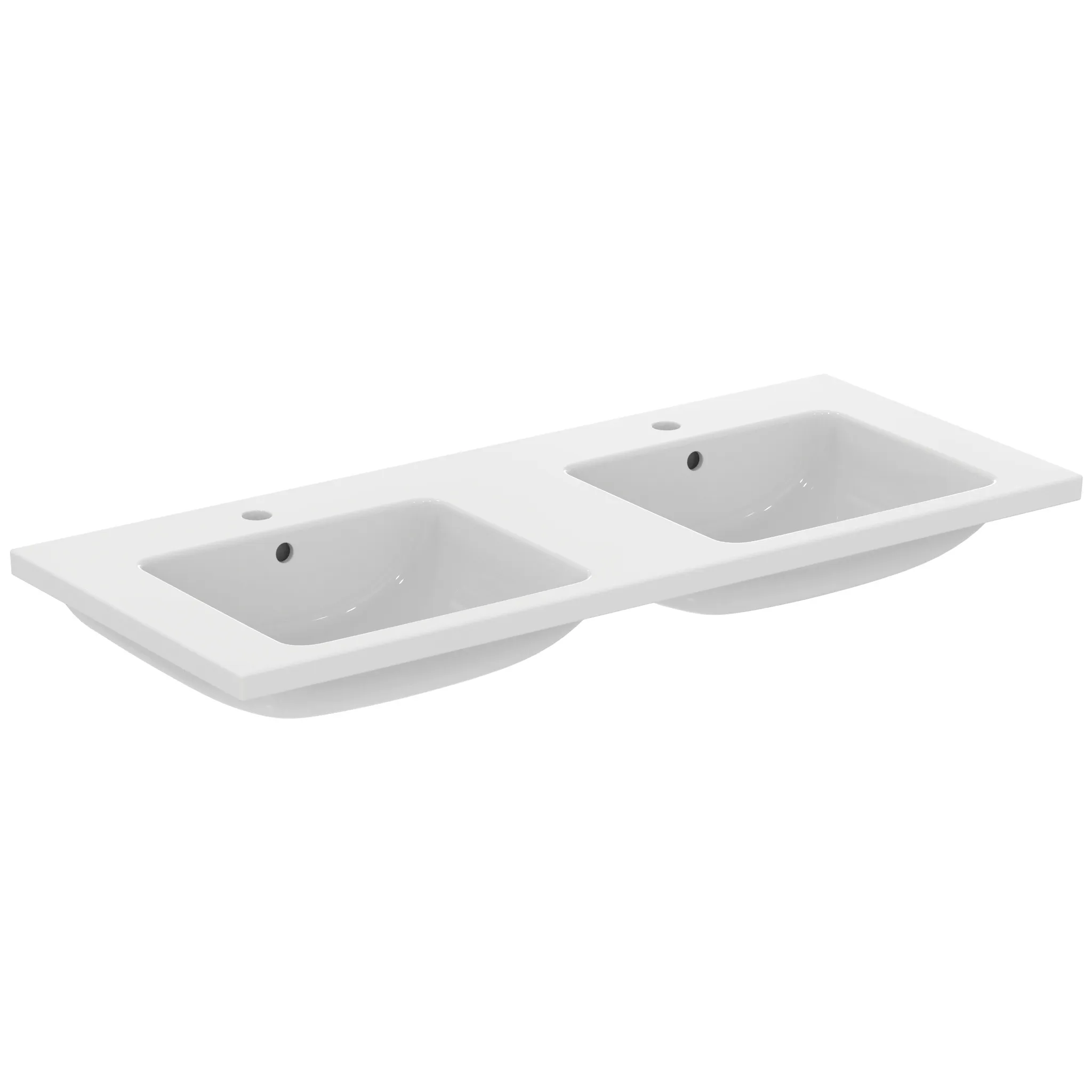 Waschbecken „i.lifeB“ 121 × 51,5 × 18 cm, Hahnlochposition mittig in Weiß Waschbecken „i.lifeB“ 121 × 51,5 × 18 cm, Hahnlochposition mittig in Weiß