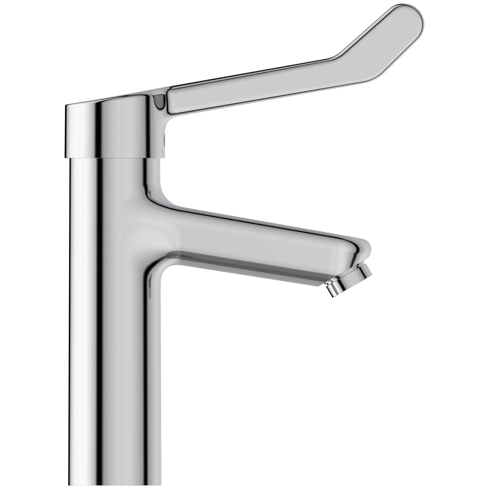 Waschtischarmatur Ceraplus Grande mit Klinikhebel ohne Ablaufgarnitur Ausladung 123mm Chrom Waschtischarmatur Ceraplus Grande mit Klinikhebel ohne Ablaufgarnitur Ausladung 123mm Chrom