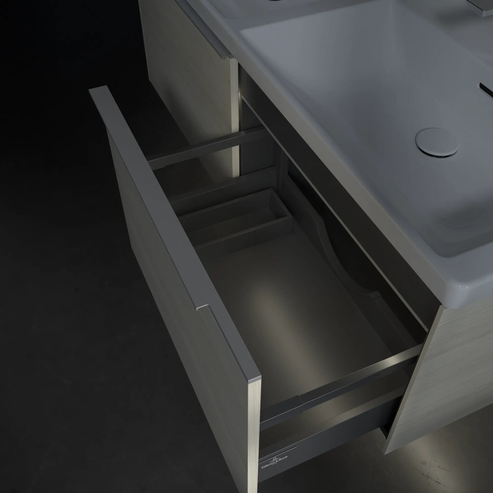 Villeroy & Boch Waschtischunterschrank „Subway 3.0“ für Schrank-Doppelwaschtisch 1272 × 429 × 478 mm White Oak, für links und rechts Villeroy & Boch Waschtischunterschrank „Subway 3.0“ für Schrank-Doppelwaschtisch 1272 × 429 × 478 mm White Oak, für links und rechts