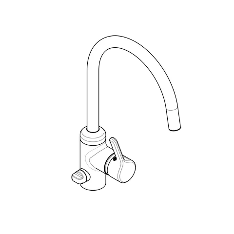 Kludi BINGO STAR Spültisch-Multi-Armatur DN 15 chrom