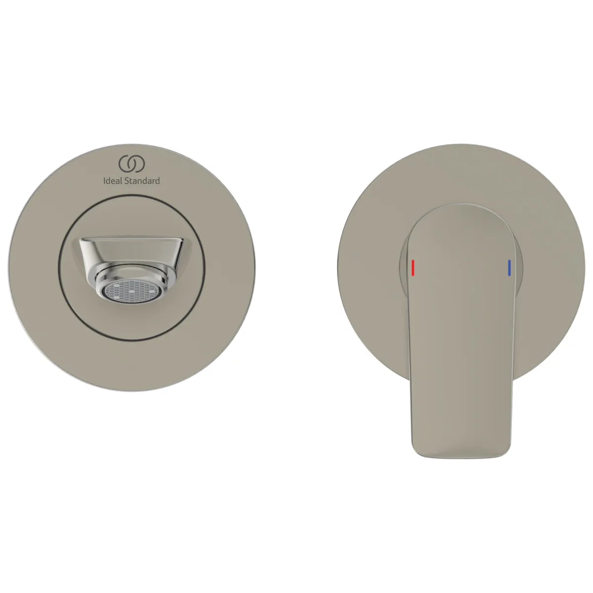 Ideal Standard CONNECT AIR Wand-Waschtischarmatur Unterputz Connect Air A7029GN, 5 l/min., Ausladung 185mm, Silver Storm Ideal Standard CONNECT AIR Wand-Waschtischarmatur Unterputz Connect Air A7029GN, 5 l/min., Ausladung 185mm, Silver Storm