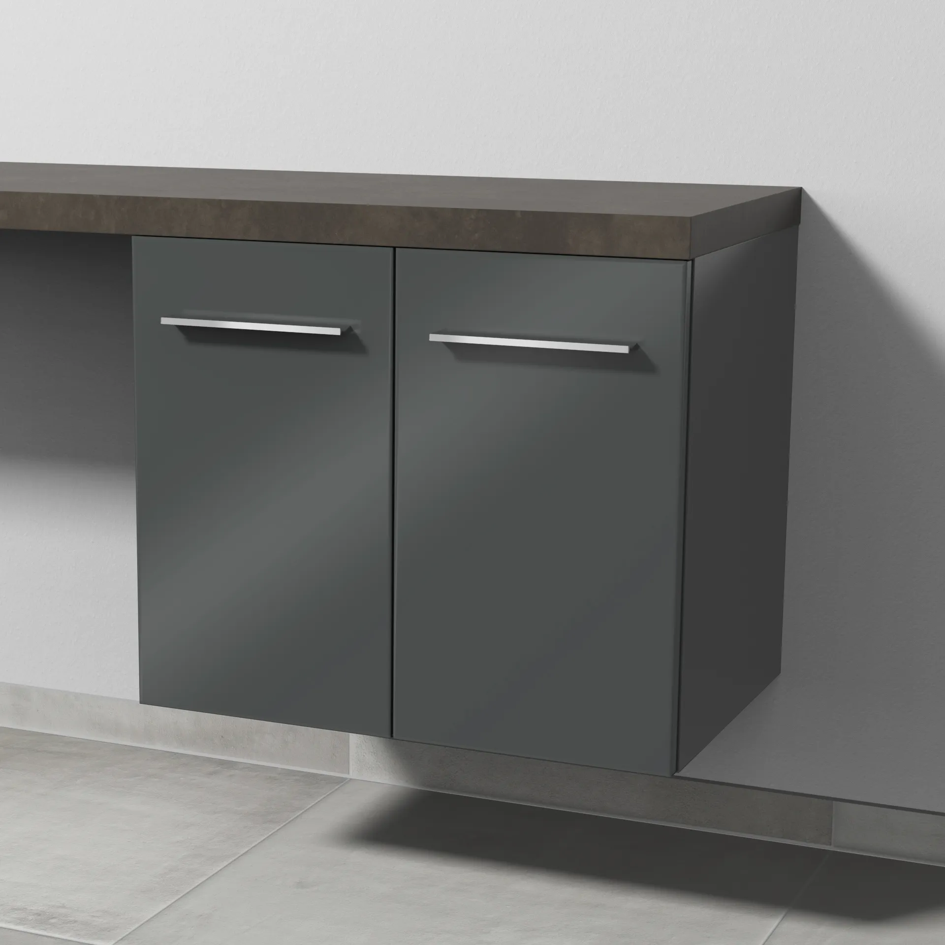 Sanipa Anbauschrank „2morrow“ 600 × 510 × 420 mm in Anthrazit (glanz) Sanipa Anbauschrank „2morrow“ 600 × 510 × 420 mm in Anthrazit (glanz)