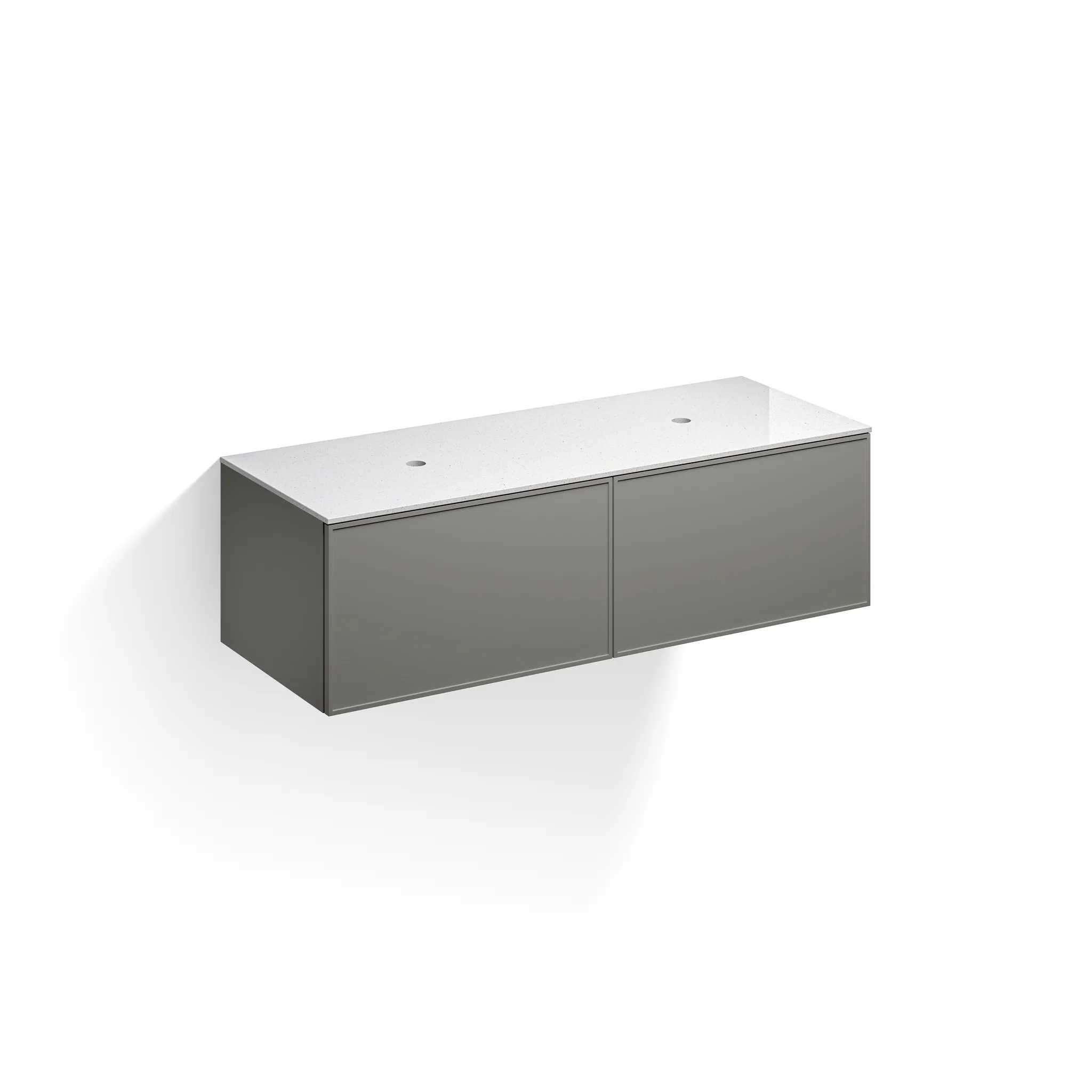 Alape Möbelmodul Arkta 1400x400 Snow/Quarzgrau
