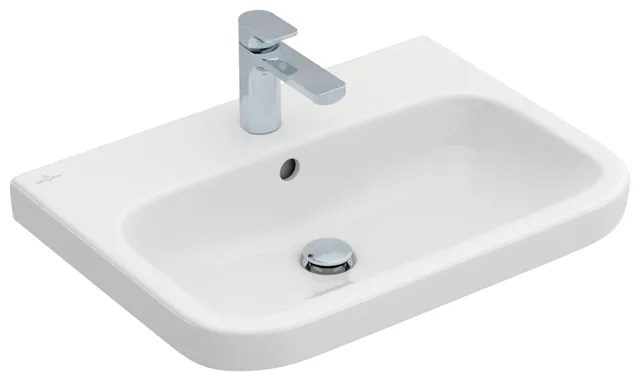 Villeroy & Boch Waschbecken „Architectura“ 650 × 470 × 180 mm, ohne Hahnlochbohrung, für Becken mittig in Weiß Alpin Villeroy & Boch Waschbecken „Architectura“ 650 × 470 × 180 mm, ohne Hahnlochbohrung, für Becken mittig in Weiß Alpin
