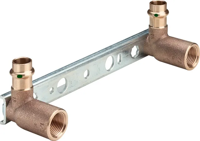 „Sanpress“ Wandscheibe auf Montageschiene 15 mm × 1/2″ × 45 mm × 150/200 mm „Sanpress“ Wandscheibe auf Montageschiene 15 mm × 1/2″ × 45 mm × 150/200 mm