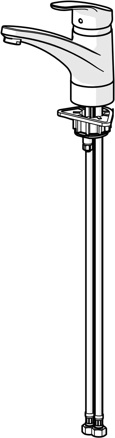 HansaMIX Einhebelmischer Küchenarmatur HansaMIX 0114 Ausladung 203 mm DN15 Chrom HansaMIX Einhebelmischer Küchenarmatur HansaMIX 0114 Ausladung 203 mm DN15 Chrom