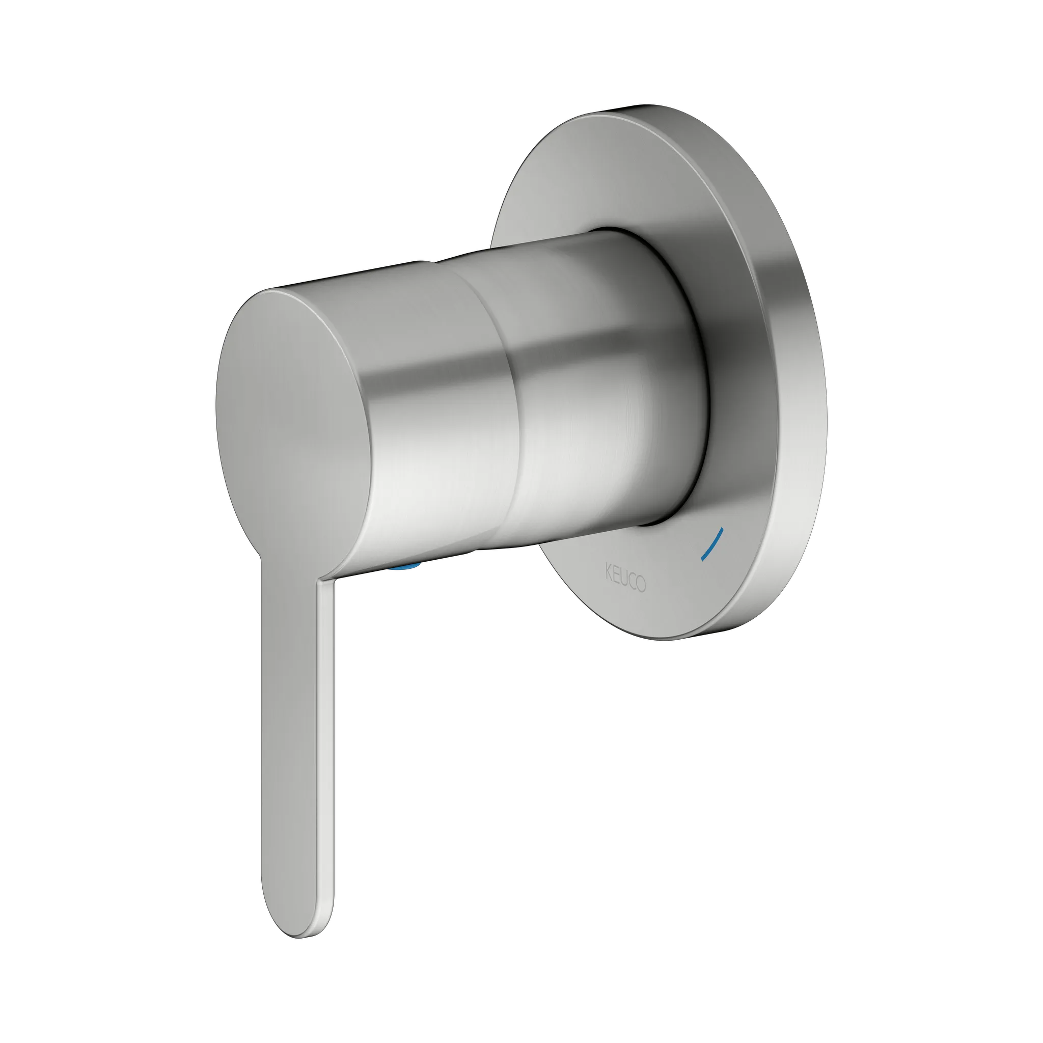 KEUCO IXMO Einhebelmischer Unterputz IXMO Flat mit runder Rosette/IXMO Flat Edelstahl-finish KEUCO IXMO Einhebelmischer Unterputz IXMO Flat mit runder Rosette/IXMO Flat Edelstahl-finish
