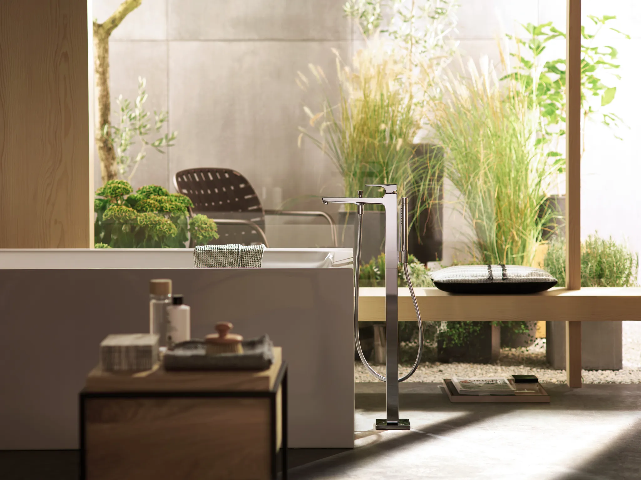 Hansgrohe Metropol Einhebel-Wannenmischer bodenstehend Chrom Hansgrohe Metropol Einhebel-Wannenmischer bodenstehend Chrom