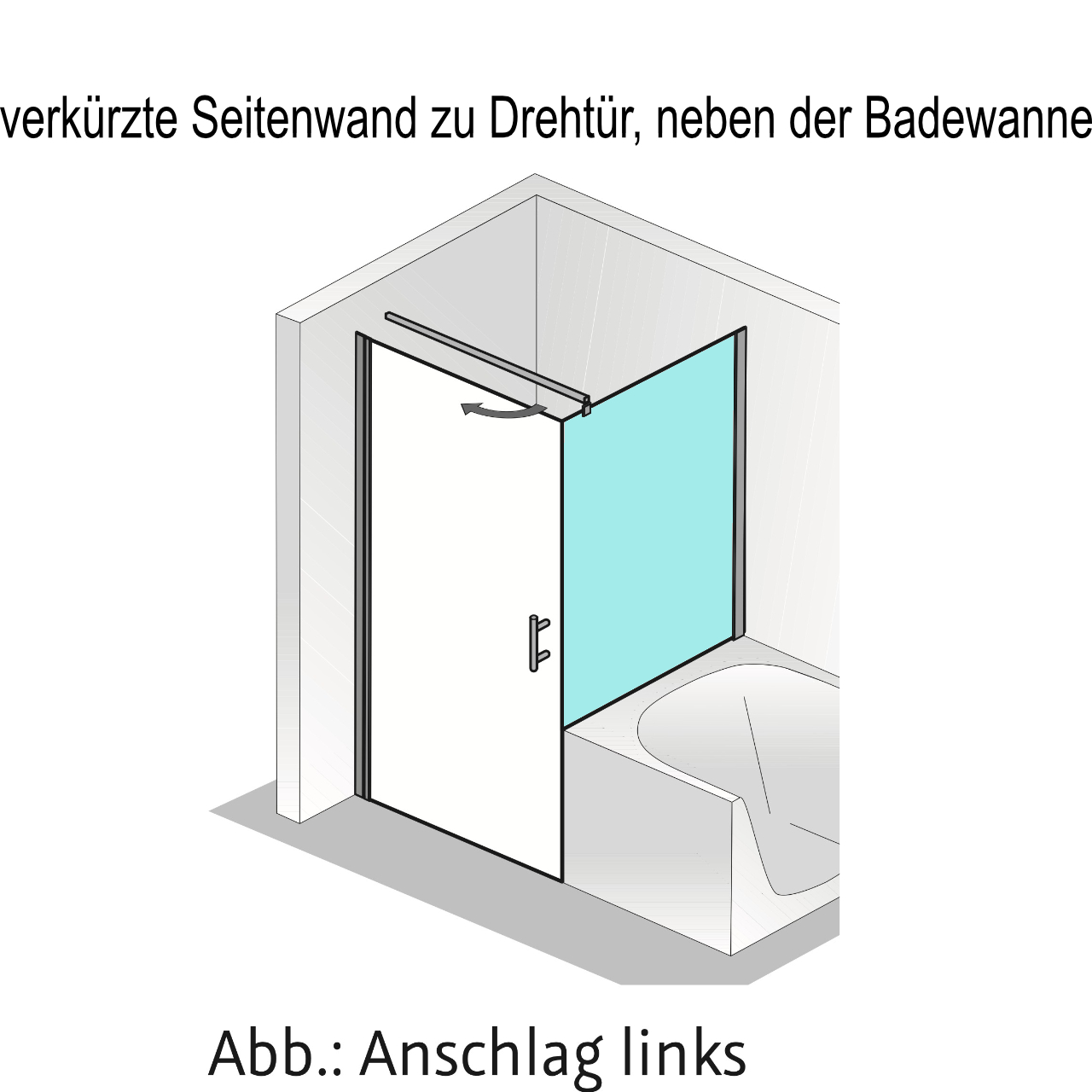 HSK gerahmte verkürzte Seitenwand für Drehtür „Favorit Nova“ Glas Klar hell, Profile Weiß, für 750 mm, H: 1700 mm HSK gerahmte verkürzte Seitenwand für Drehtür „Favorit Nova“ Glas Klar hell, Profile Weiß, für 750 mm, H: 1700 mm