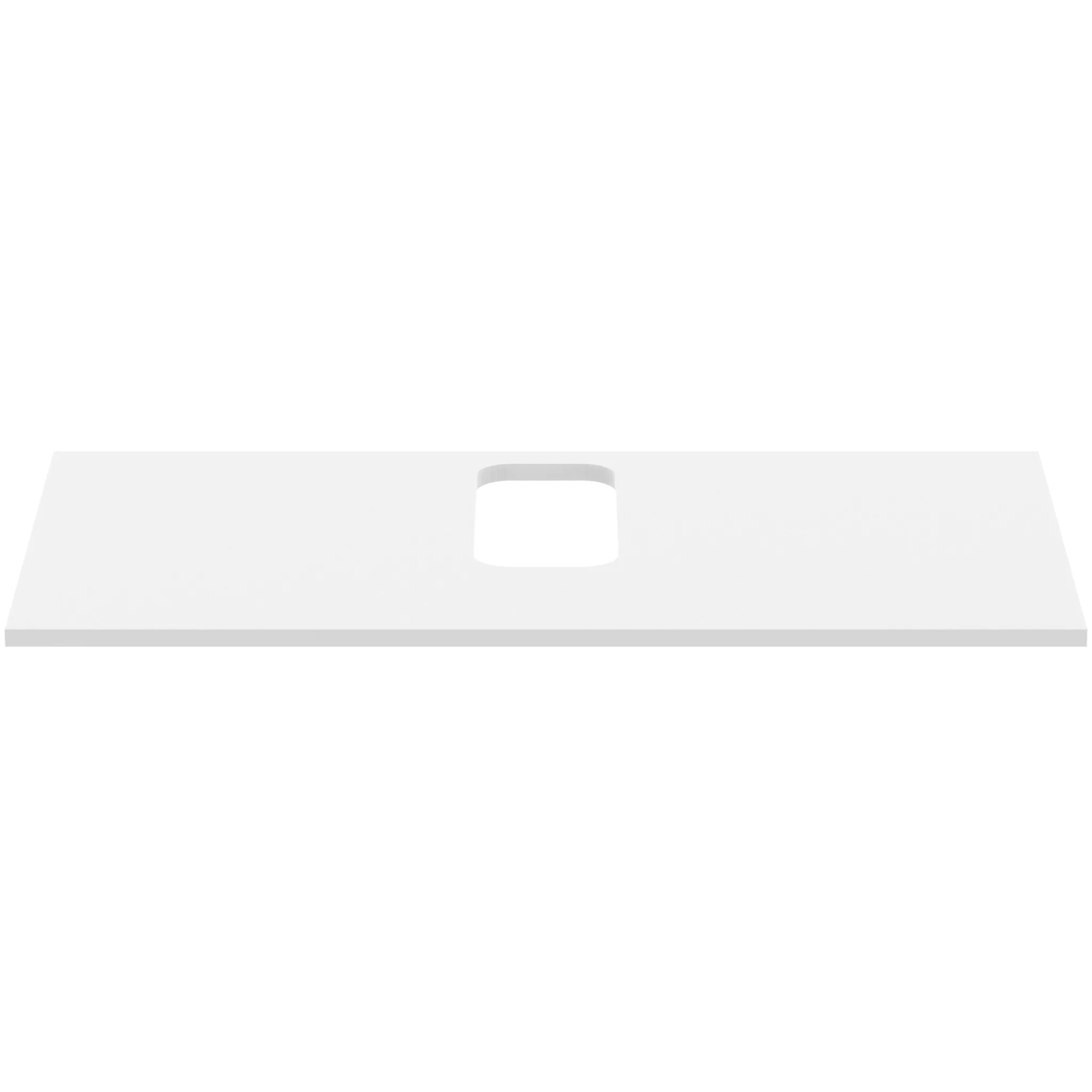Waschtischplatte i.life B mittiger Ausschnitt für ein Wand-Waschtisch 1002x507x18mm Weiß matt Waschtischplatte i.life B mittiger Ausschnitt für ein Wand-Waschtisch 1002x507x18mm Weiß matt