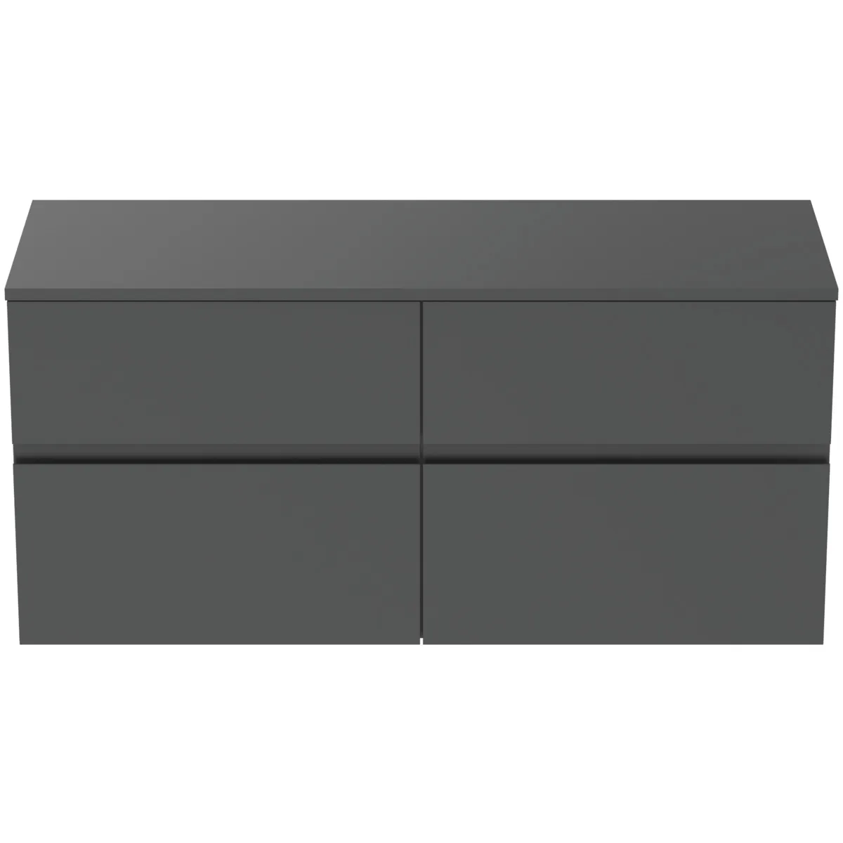 Ideal Standard Waschtischunterschrank Finesse anthrazit matt, 1202x440x558mm, 4 Auszüge