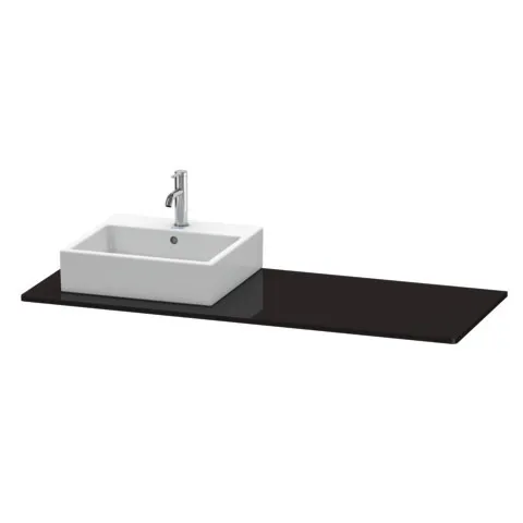 Duravit Konsole „XSquare“ in Schwarz Hochglanz Duravit Konsole „XSquare“ in Schwarz Hochglanz