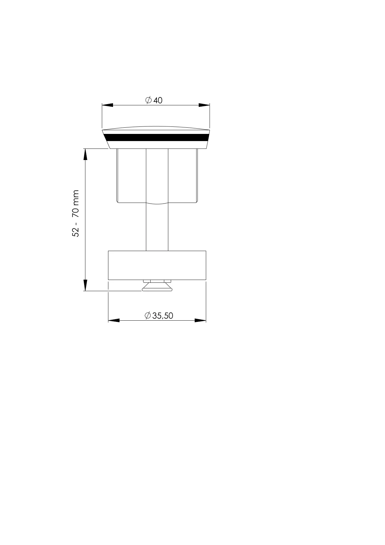AS Excenterstopfen Standard 1 1/4″ Messing Edelstahloptik AS Excenterstopfen Standard 1 1/4″ Messing Edelstahloptik