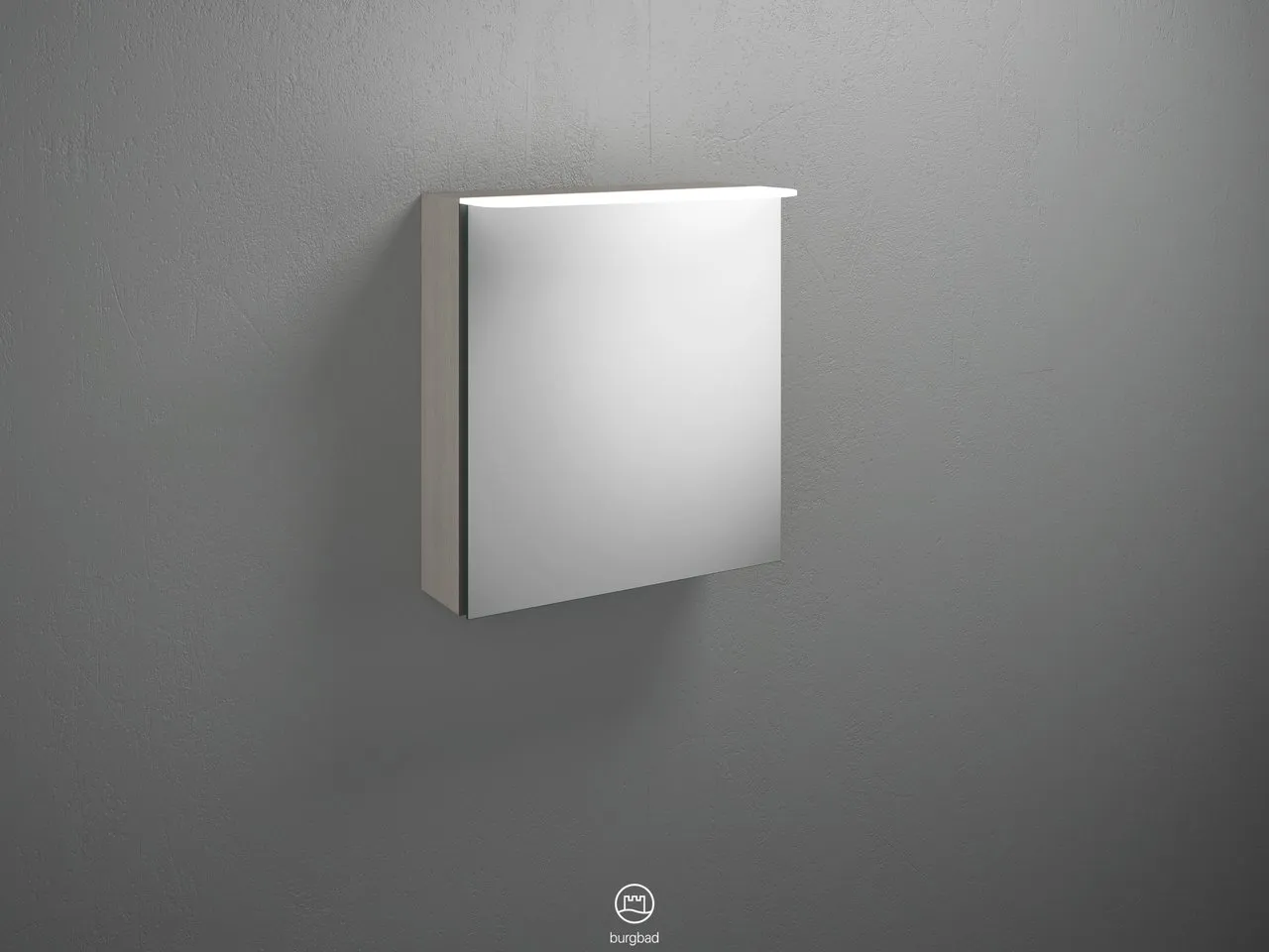 Burgbad Spiegelschrank Badu SFTU060, 310x600x665 mm, LED-Aufsatzleuchte 4200 K, beidseitig verspiegelt Burgbad Spiegelschrank Badu SFTU060, 310x600x665 mm, LED-Aufsatzleuchte 4200 K, beidseitig verspiegelt