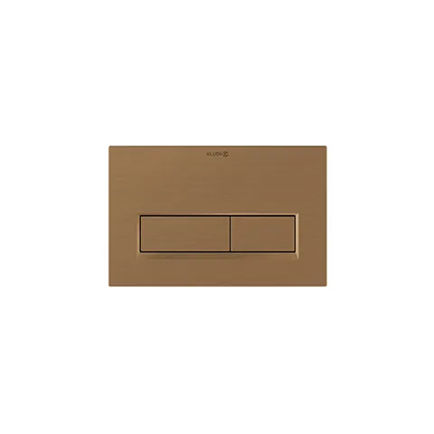 Kludi UNIFIX Betätigungsplatte Eckig, 244 x 160 mm, Brushed Bronze