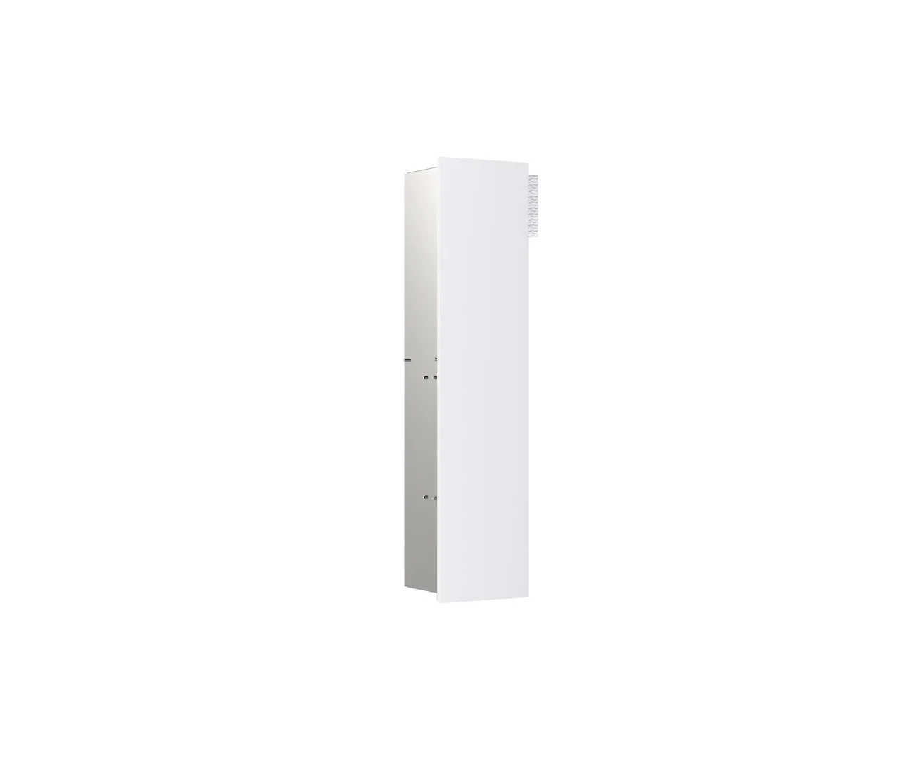 WC-Modul asis pure mit Glasfront Türanschlag links, Unterputz, 1-türig 730mm, alpinweiss matt WC-Modul asis pure mit Glasfront Türanschlag links, Unterputz, 1-türig 730mm, alpinweiss matt